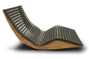 oak no oil top onyx Zenflow Lounger