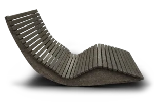 oak onyx top onyx Zenflow Lounger
